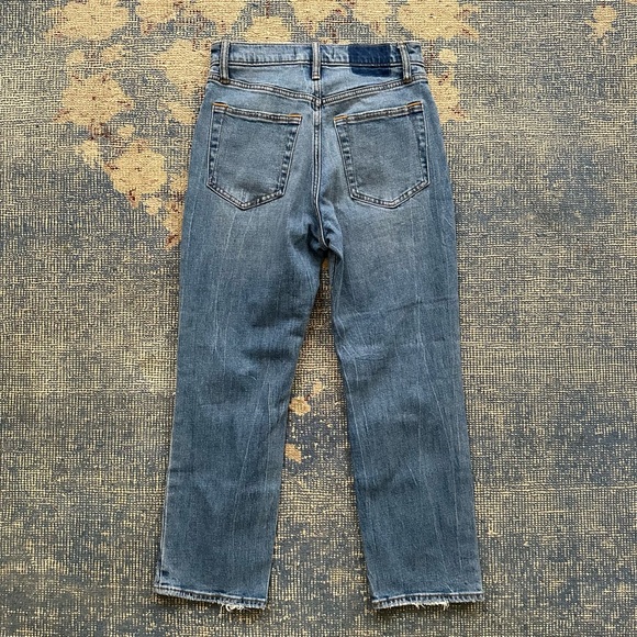 Abercrombie & Fitch Ultra High Rise Ankle Straight Jeans 26 Short - Picture 3 of 4